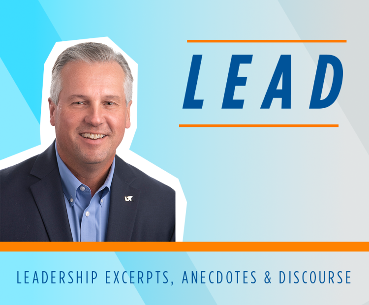 Leadership article by Rick Scarbrough.