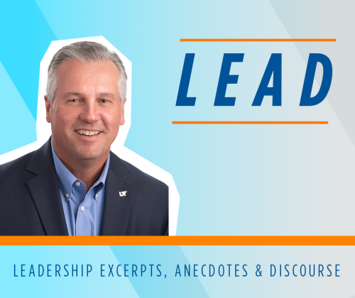 Leadership article by Rick Scarbrough.